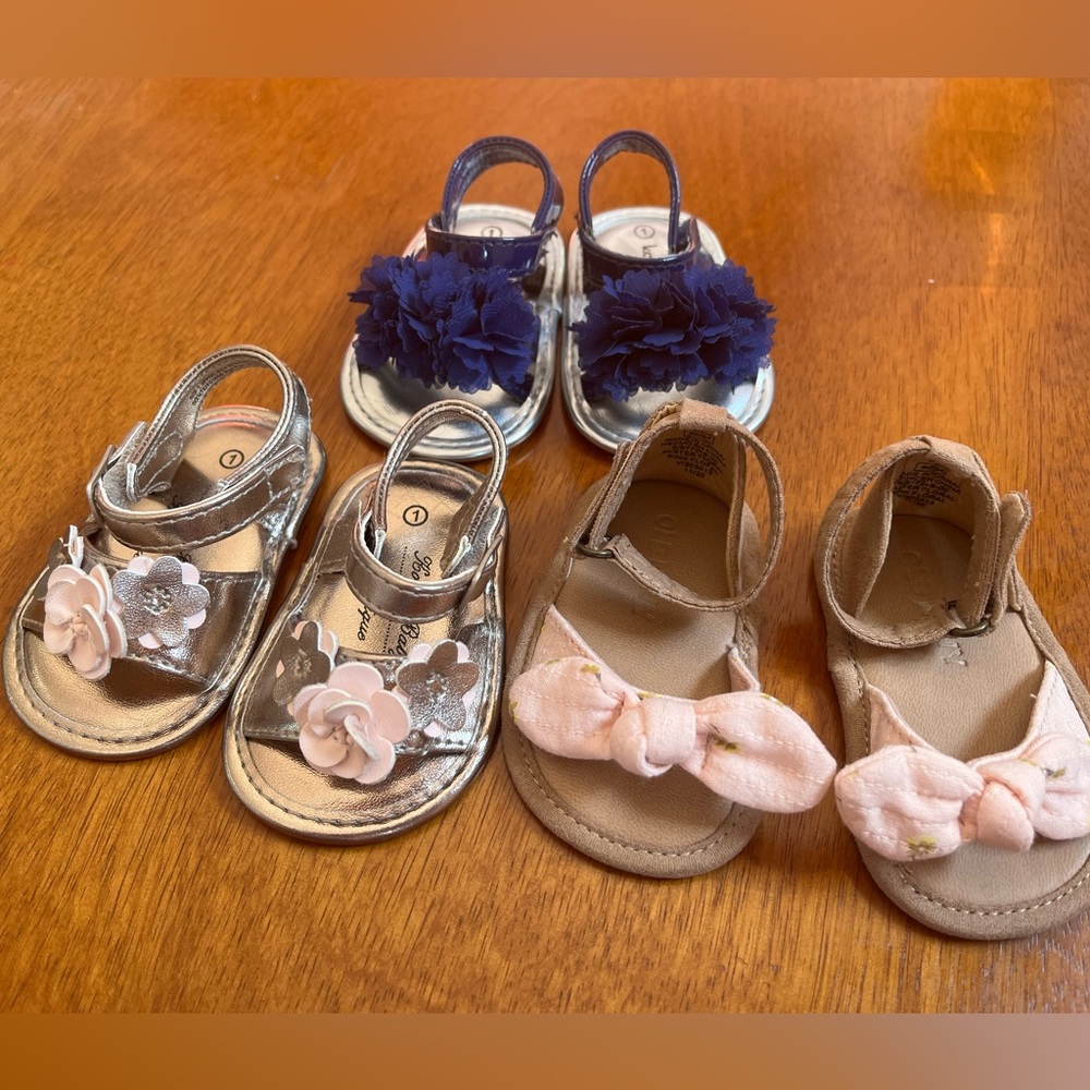 3 pair sandal bundle